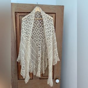 Vintage | Hand-knit shawl | One Size